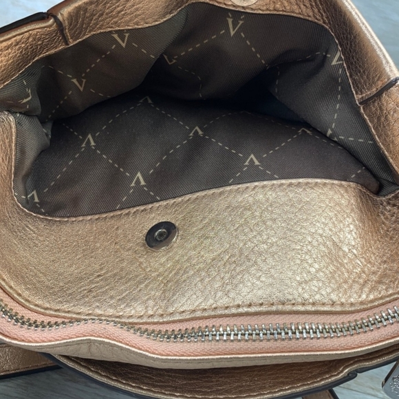 NWOT Vince Camuto Kelby Crossbody Purse Rose Gold Leather - Picture 13 of 13